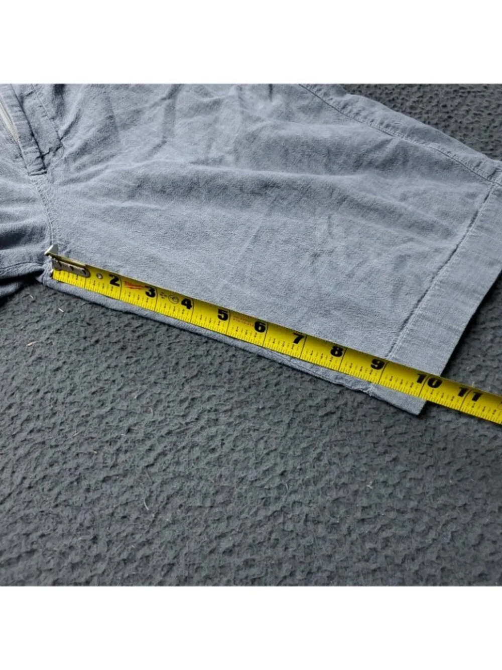 J. Crew Club Shorts Mens 32 Gray Cotton Casual Adult 10'' Inseam Preppy